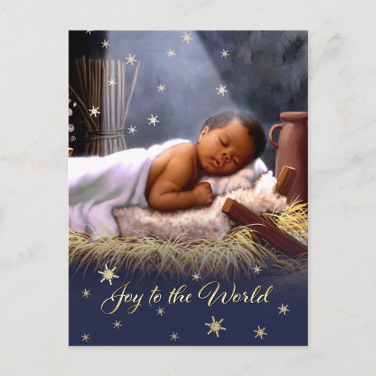 Baby Jezus Kerstmis Briefkaarten (Voorkant)