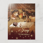 Baby Jezus Kerstmis Briefkaarten (Voorkant)
