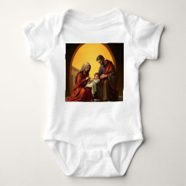Baby Jezus Maria en Jozef Baby Een stuk Romper