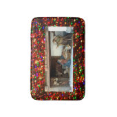 Baby Jezus, Maria en Jozef Geboorte Badmat (Voorkant Verticaal)