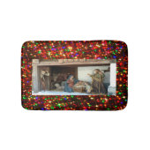 Baby Jezus, Maria en Jozef Geboorte Badmat (Voorkant)