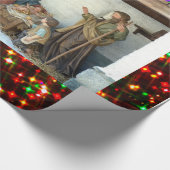 Baby Jezus, Maria en Jozef Geboorte Cadeaupapier (Hoek)