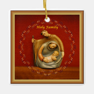 Baby Jezus, Maria, Jozef, Heilige Familie, Bethleh Keramisch Ornament