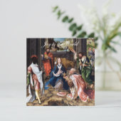 Baby Jezus met de Wijzen Kaart (Staand voorkant)