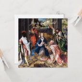 Baby Jezus met de Wijzen Kaart (Voorkant / Achterkant in situ)