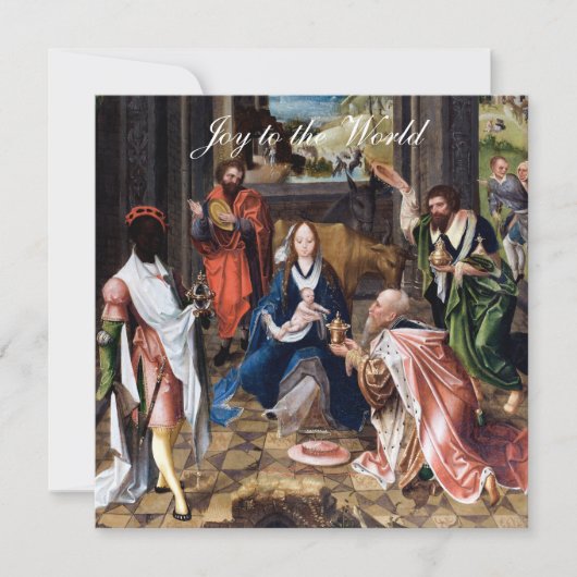 Baby Jezus met de Wijzen Kaart (Voorkant)