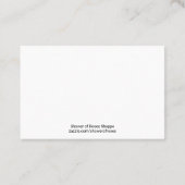 Baby Jezus met Scriptcitaat Religieuze kaarten Visitekaartje (Achterkant)