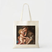 Baby Jezus met St. Anthony van Padua Tote Bag (Voorkant)