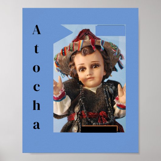Baby Jezus van Atocha Poster (Voorkant)