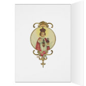 Baby Jezus van de religieuze kaart van Praag (Binnen (Links))