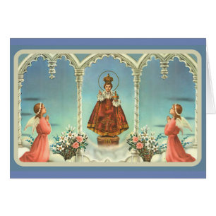 Baby Jezus van Praag Adoring Angels