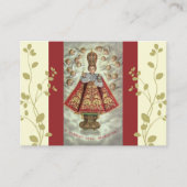 Baby Jezus van Praag Angels Prayer Visitekaartje (Voorkant)