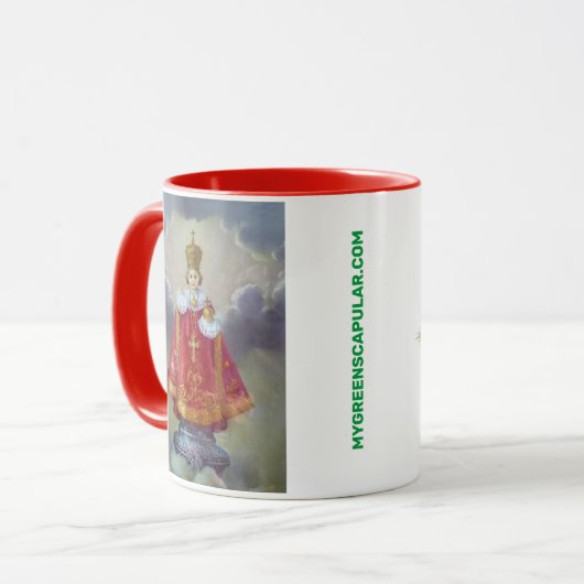 Baby Jezus van Praag Mok (Voorkant links)