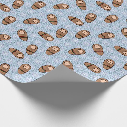 Baby Jezus verpakkingspapier Cadeaupapier (Hoek)