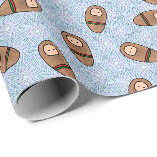 Baby Jezus verpakkingspapier Cadeaupapier (Rol Hoek)