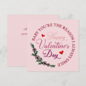 Baby jij bent de reden waarom ik altijd glimlach-V (Voorkant / Achterkant)