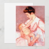 Baby John Being Nursed | Mary Cassatt (Voorkant / Achterkant)