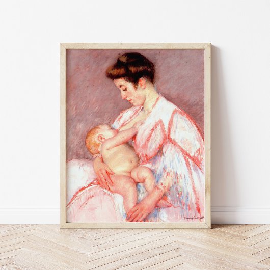 Baby John Being Nursed | Mary Cassatt Poster