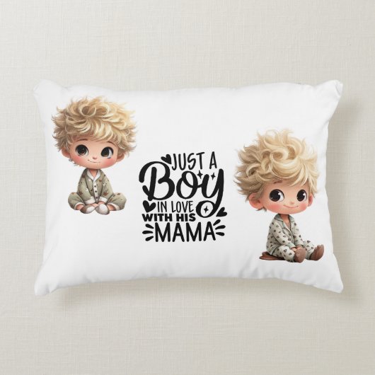 Baby Jongen Accent Kussen (Voorkant)
