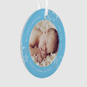 Baby Jongen Blue Ornament (voorkant)