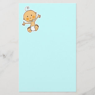 Baby jongen briefpapier