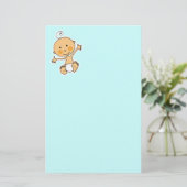 Baby jongen briefpapier (Staand voorkant)