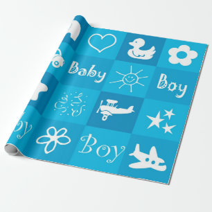 Baby jongen cadeaupapier
