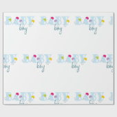 Baby jongen cadeaupapier (Vlak)