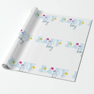 Baby jongen cadeaupapier