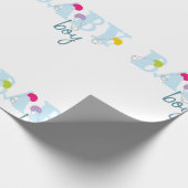 Baby jongen cadeaupapier (Hoek)