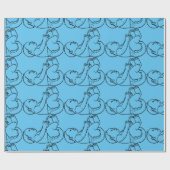 Baby jongen cadeaupapier (Vlak)