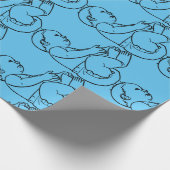 Baby jongen cadeaupapier (Hoek)