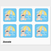 baby jongen dank je sticker (Vel)