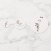 Baby Jongen Dieren en Ballonnen Douche Confetti (Voorkanten)