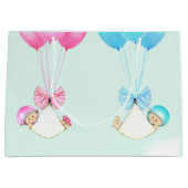 Baby jongen en meisje tweeling groot cadeauzakje (Voorkant)