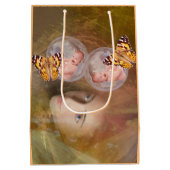 Baby jongen en meisjestweeling medium cadeauzakje (Achterkant)