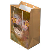 Baby jongen en meisjestweeling medium cadeauzakje (Achterkant Gekanteld)