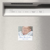 Baby Jongen Geboorte Aankondiging Magneten (Insitu (Vaatwasser))