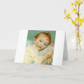 Baby jongen geboorte/verjaardag kaart (Gele Bloem)