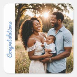 baby jongen gefeliciteerd Sticker