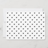 Baby jongen Hallo deklaagfoto modern minimalistisc Aankondiging (Achterkant)