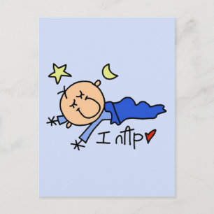 Baby Jongen Ik Slaap Postkaart