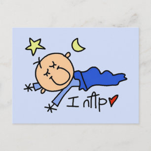 Baby Jongen Ik Slaap Postkaart
