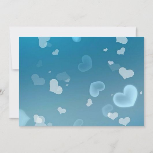 Baby jongen kaart (Achterkant)