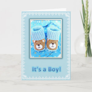 Baby jongen kaart