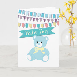 Baby jongen kaart