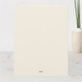 Baby jongen kaart (Achterkant)