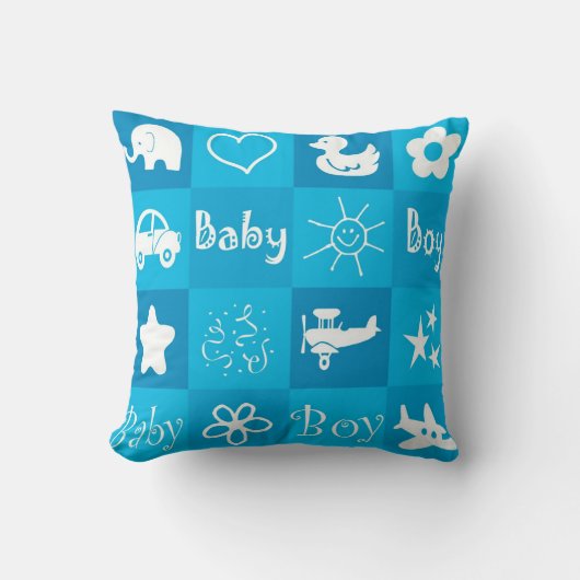 Baby jongen kussen (Voorkant)