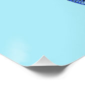 Baby Jongen laden - Negende maand Perfect Poster (Hoek)