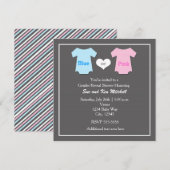 Baby Jongen Meisje Geslacht Onthullen Douche Uitno Kaart (Voorkant / Achterkant)